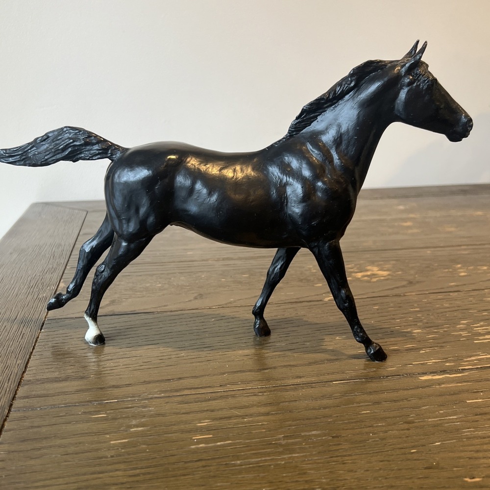 1984 20th Century Fox Breyer Phar Lap Mold Black Beauty Stallion Model Horse